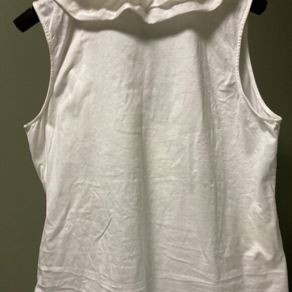 White Ruffled Blouse by Ralph Lauren - Picture 2 of 5